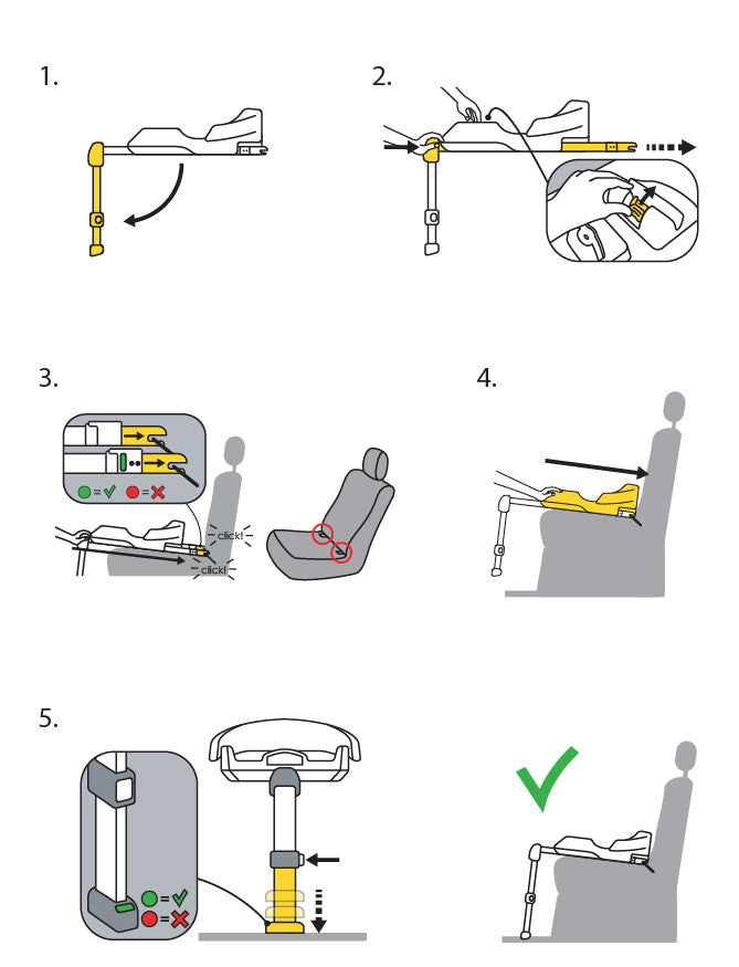 HOW TO EASILY INSTALL AN ISOFIX CAR SEAT ? 