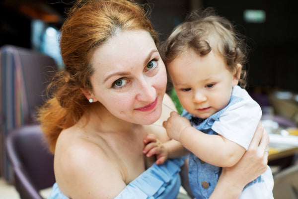 Mom with her baby