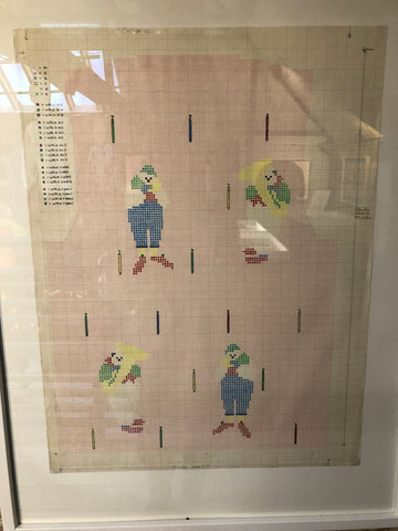 graph paper chart of Peek-a-Boo by Patricia Roberts