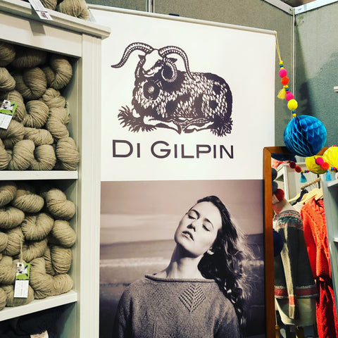 Di Gilpin at the Edinburgh Yarn Festival photo by The Knitter's Yarn