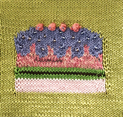 knitted blanket square
