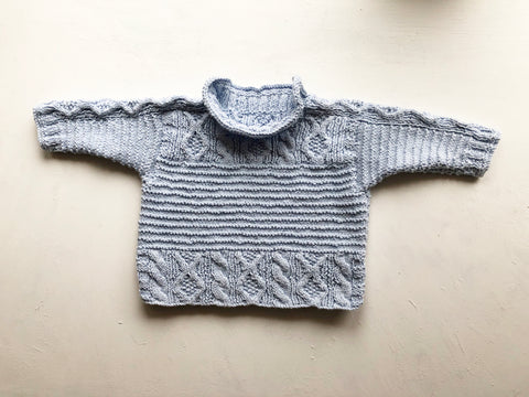 Chesil baby sweater by Patricia Roberts