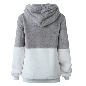 plush pullover hoodie