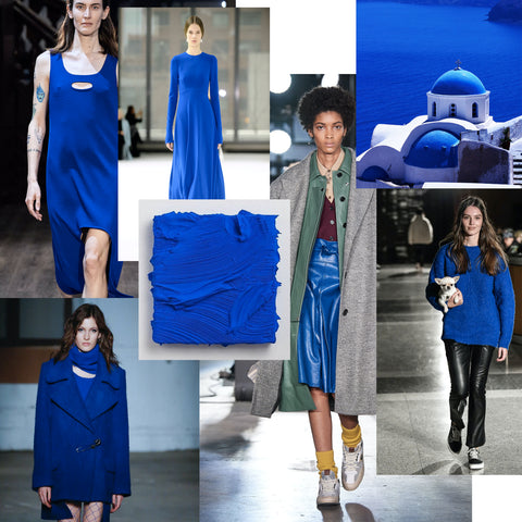 Blue fall fashion trend