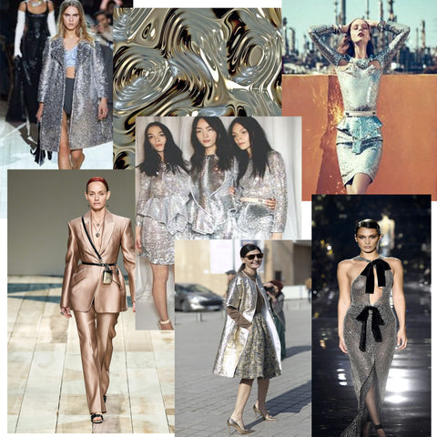 metallic fall fashion