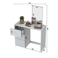 Boahaus Alexandra Vanity Table with Mirror | Premium Design