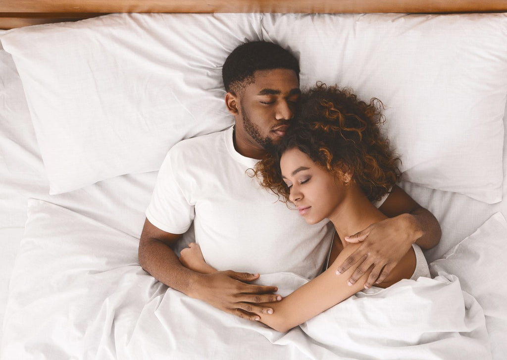 african-american-couple-peacefully-sleeping