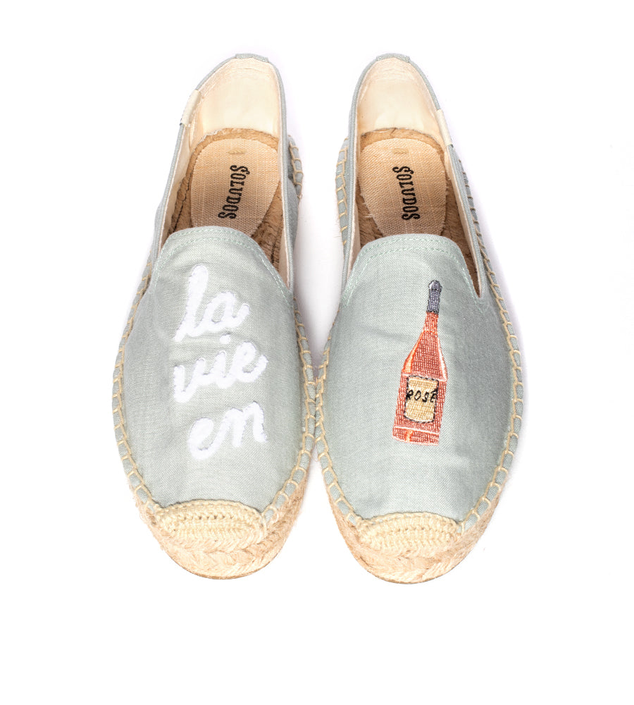 la vie en rose smoking slipper