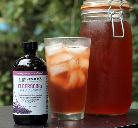 How to Make Your Own Elderberry Wellness Kombucha