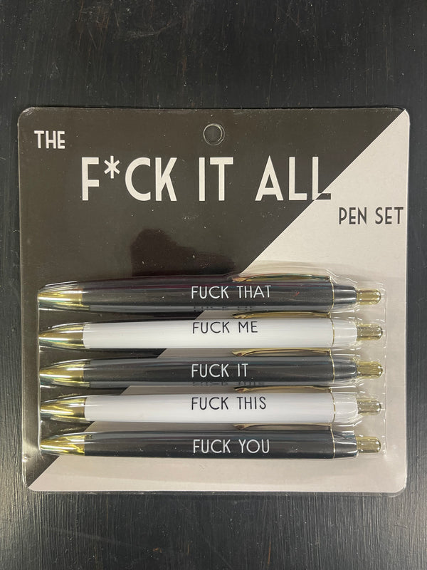 f*ck It All Pen Set