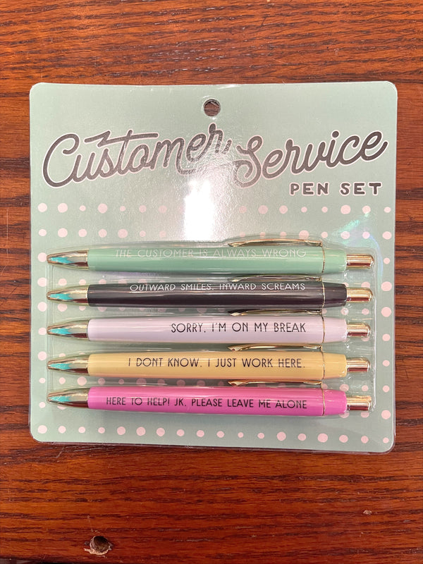 Customer Service Pen Set 