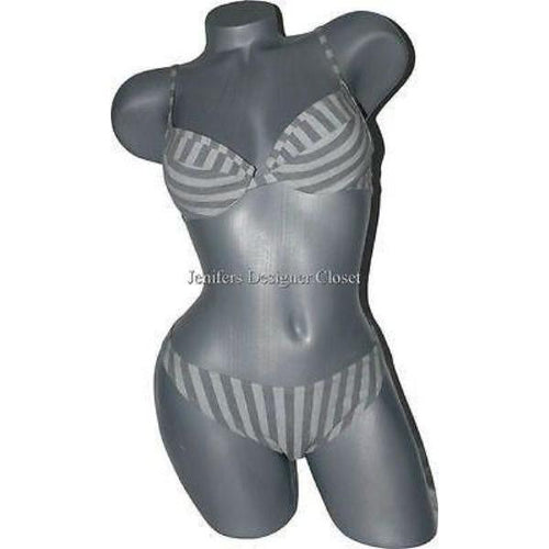 DELFINA Italy 44 S B cup bikini swimsuit gray Italy underwire 2 piece