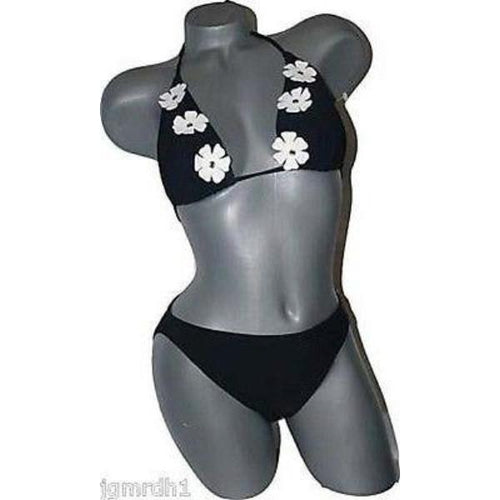 PILPEL Israel swimsuit 12 bikini black daisy white pageant
