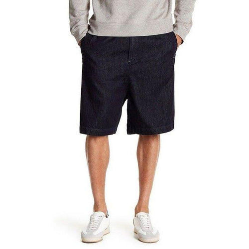 Diesel men's denim shorts Small $168.00 dark blue jeans wash elastic waist