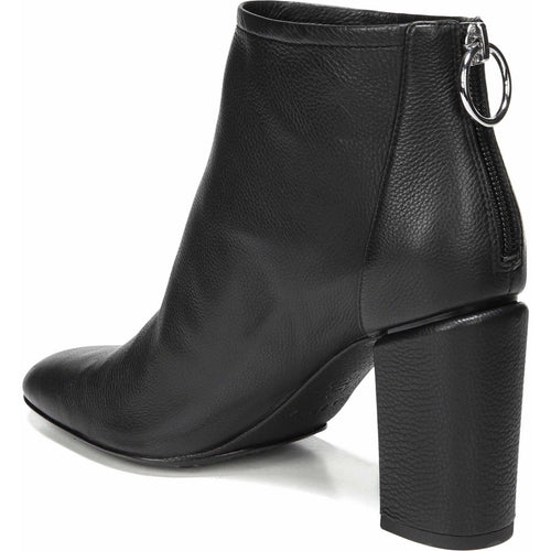 VIA SPIGA Italy Booties Boots 35 5 smooth leather heels shoes zipper heel