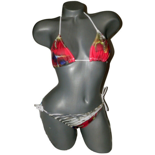 CLOVER CANYON Swim M swimsuit bikini 2pc string ties floral high-end