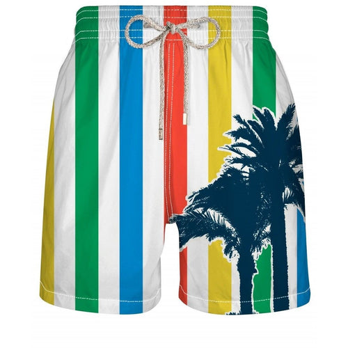 VILEBREQUIN swim trunks men's board shorts striped Moorea SM