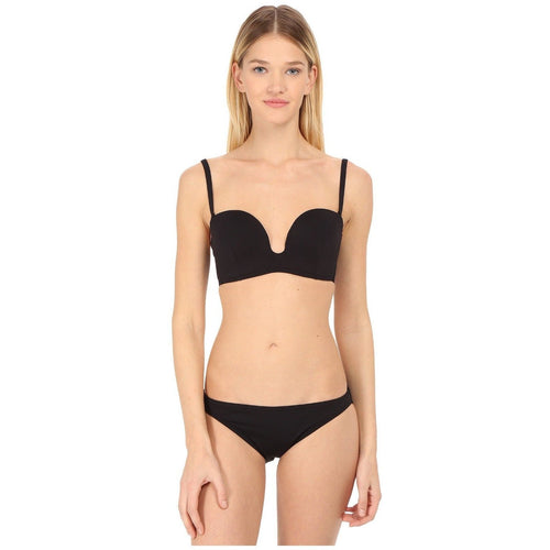 PROENZA SCHOULER S molded-cup bikini swimsuit black $425 two piece