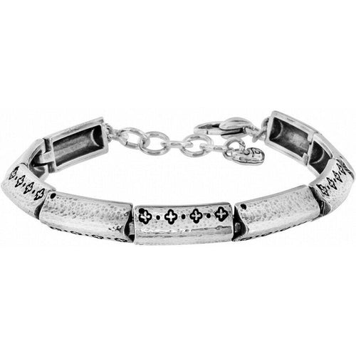 BRIGHTON Infinite silver bracelet designer chain ladies beads beaded