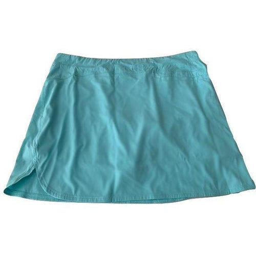 ADIDAS SZ 16 Tennis Golf skirt skort with built in shorts aqua plus size