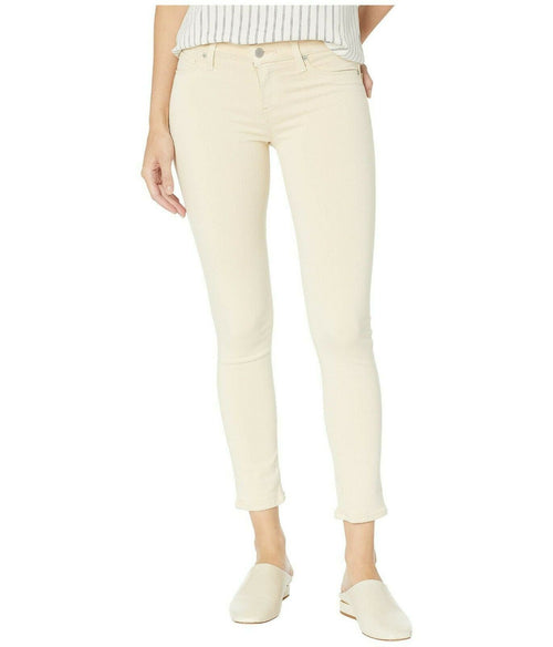 HUDSON Jeans 30 skinny fawn beige Tally cropped pants mid-rise