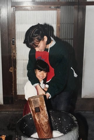 Mochi making