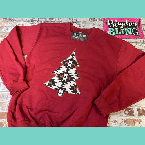 Aztec Christmas Tree Sweatshirt