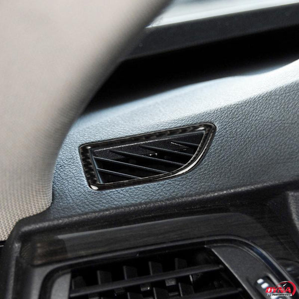 Für-BMW 3 4 Serie F30 F31 F32 F34 2013-2019 Carbon Fiber Zentrale Dashboard  Streifen