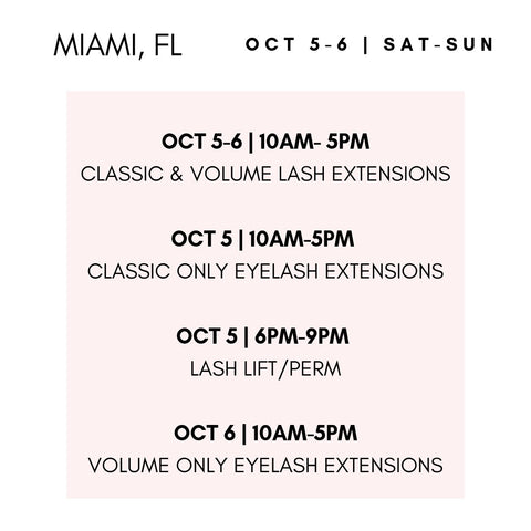 Miami Florida Education Schedule