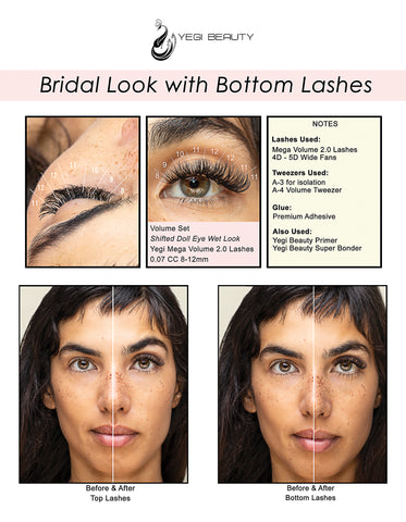 Bridal Lash Mapping Details