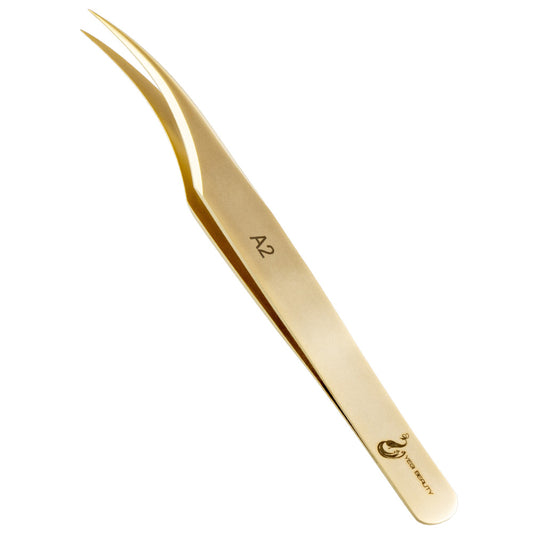 A line Pro Gold Tweezer Set / Classic, Volume and Isolation Tweezers