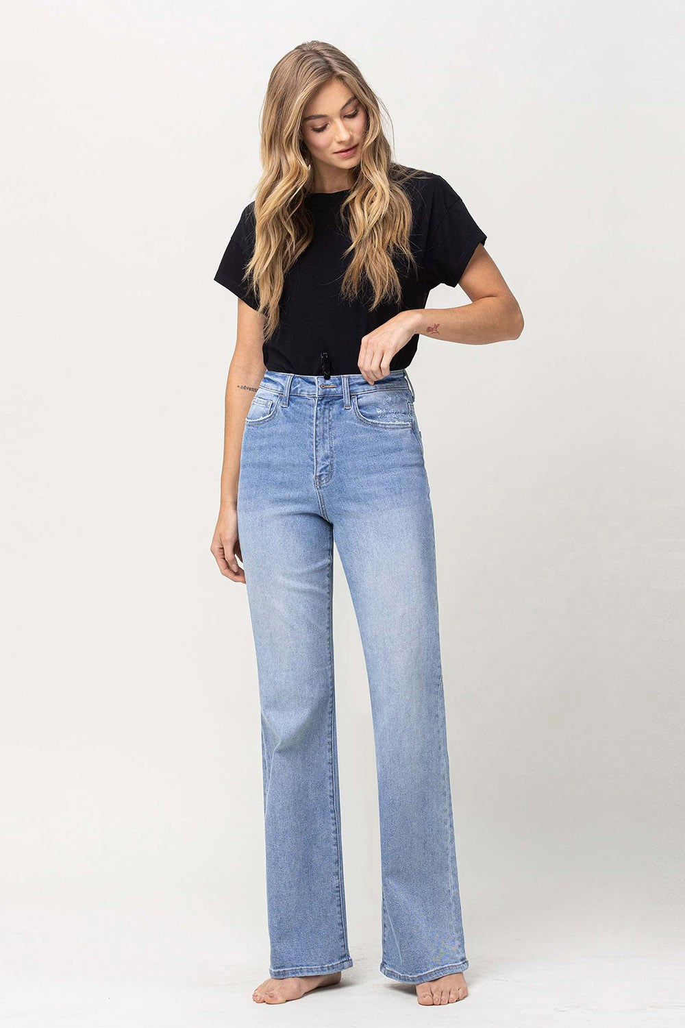 Deep Dive - Mid Rise Flare Jeans