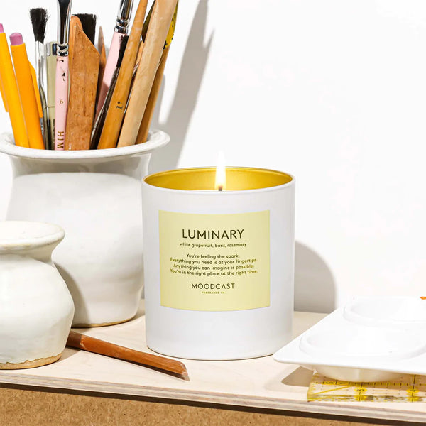 The Benefits Of Candles In Your Home - LUMINARY (white grapefruit, basil, rosemary)