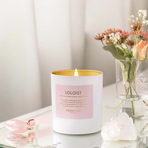 The Benefits Of Candles In Your Home - SOLOIST (turkish rose, black currant, muhuhu wood)