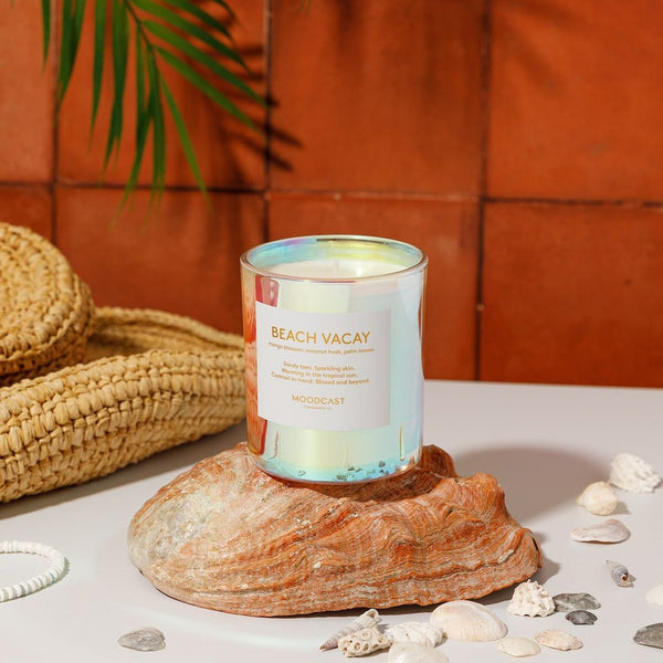 The Benefits Of Candles In Your Home - BEACH VACAY (mango blossom, coconut husk, palm leaves)
