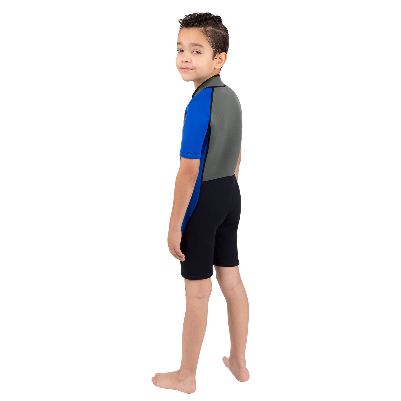 IST WSK-03 Kids 3mm Shorty with Super Stretch Panels and Front Zip ...