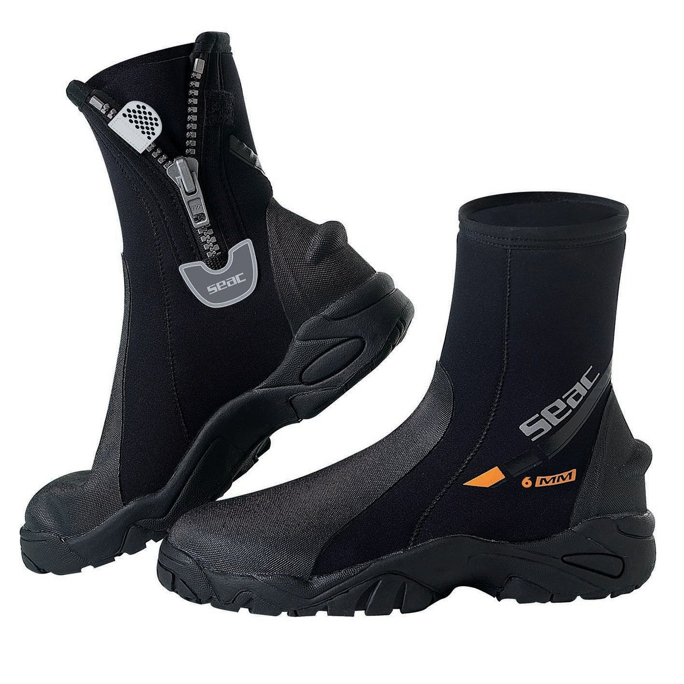 SEAC 6mm PRO HD Scuba Boots, Extra Strong Thick Sole & Grip Traction ...