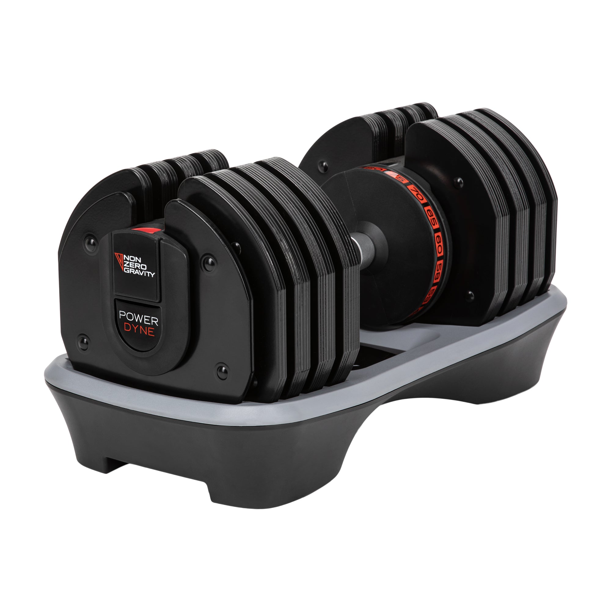 NonZero Gravity PowerDyne 80lbs Adjustable Dumbbell - Coal (Single) - Shop709.com product image