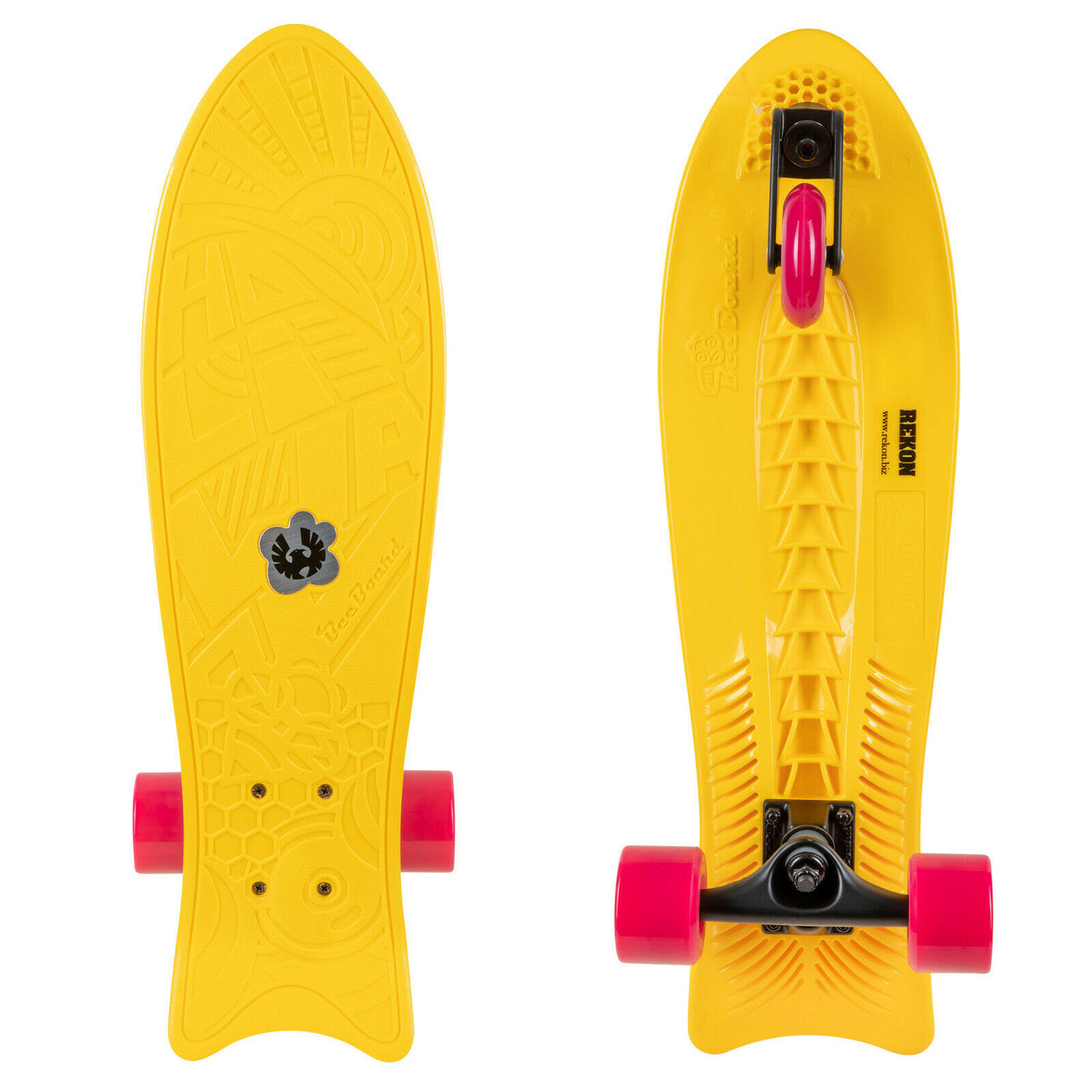 Snoep opgraven man Rekon 24" x 7" Bee Board Wave Skateboard with 3 Wheels – Shop709.com