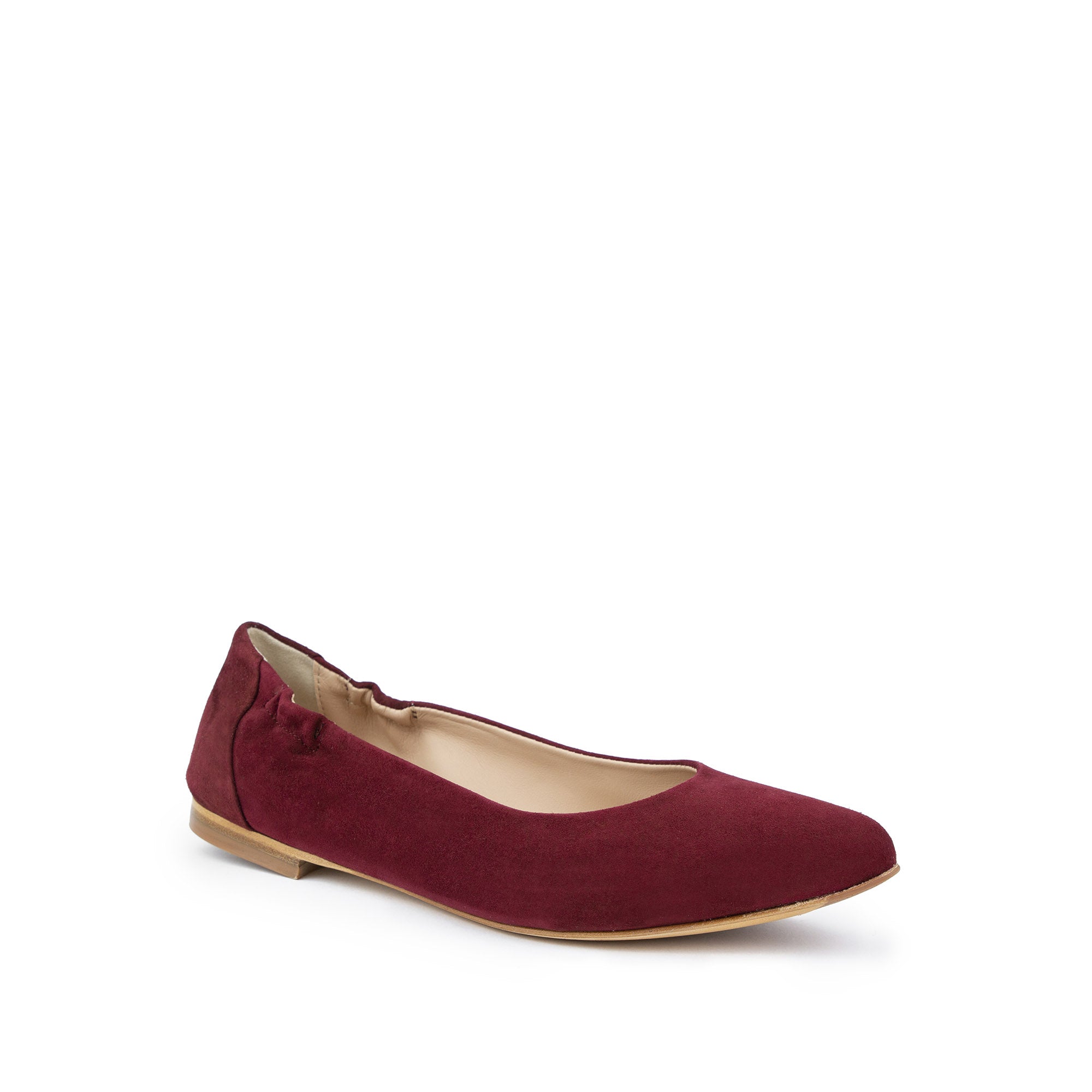 Mara Flats | Women’s Ballet Flats | Italian Suede Shoes - Italeau