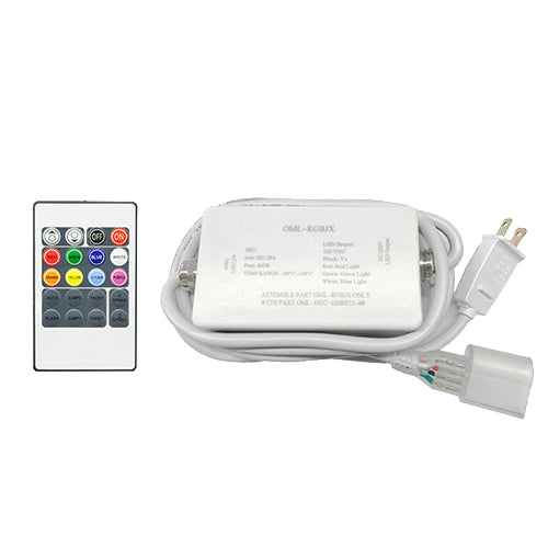 120V Driverless RGB LED Strip Controller w/ Remote