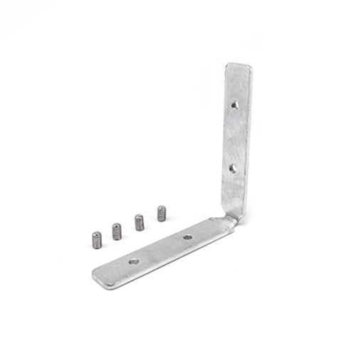 Aluminum channel L shape corner connector vertical