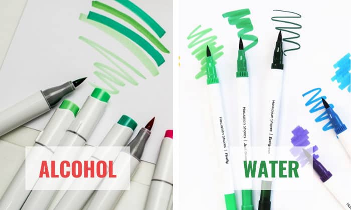 Difference Between Water-Based and Alcohol-Based Markers