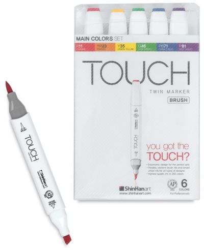 ShinHan Touch Twin Brush Markers and Sets