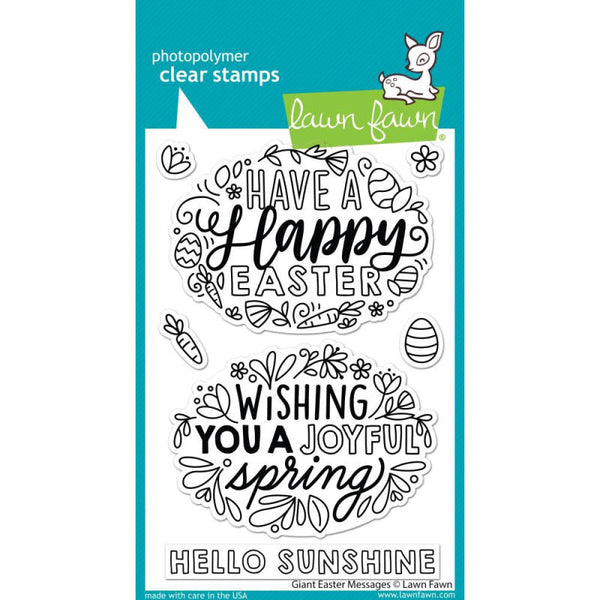 Lawn Fawn Clear Stamps Giant Easter Messages