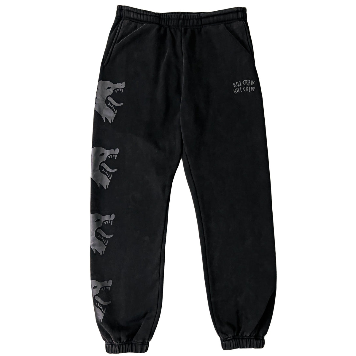 HEAVYWEIGHT LUX SWEATPANTS FLAME - BLUE / WHITE - Kill Crew