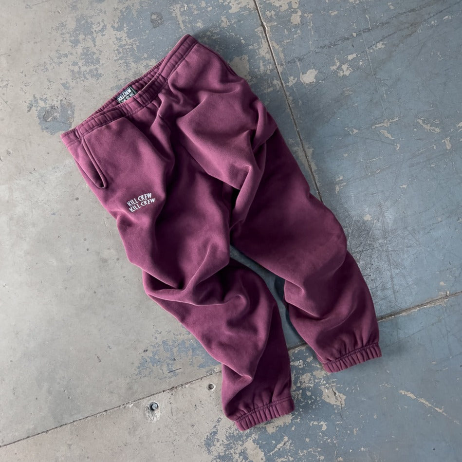 HEAVYWEIGHT LUX SIMPLE SWEATPANTS - BROWN - Kill Crew