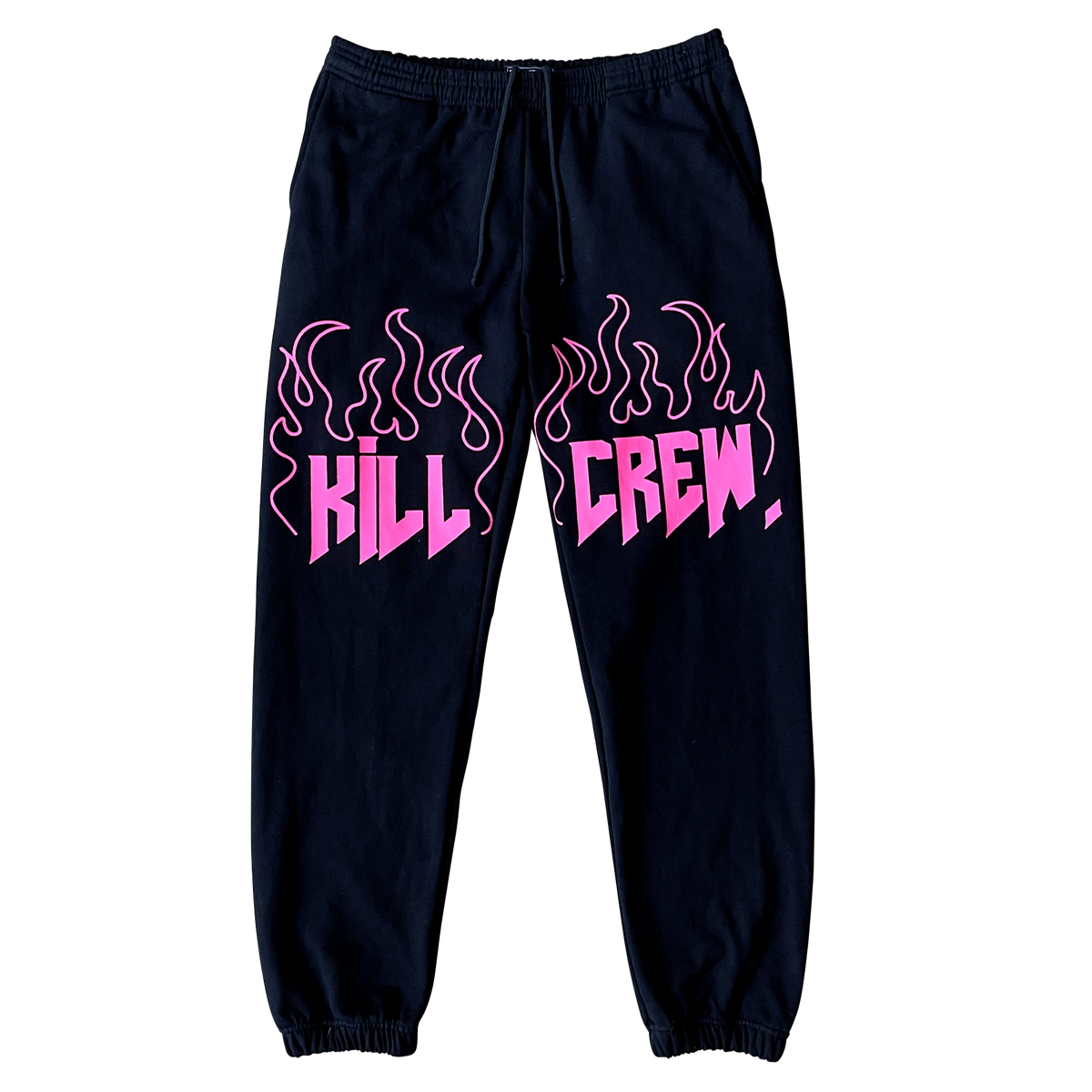 Buy Psychworld Side Flame Sweatpants 'Black/Purple' - 1482 100000204SFS  BLAC