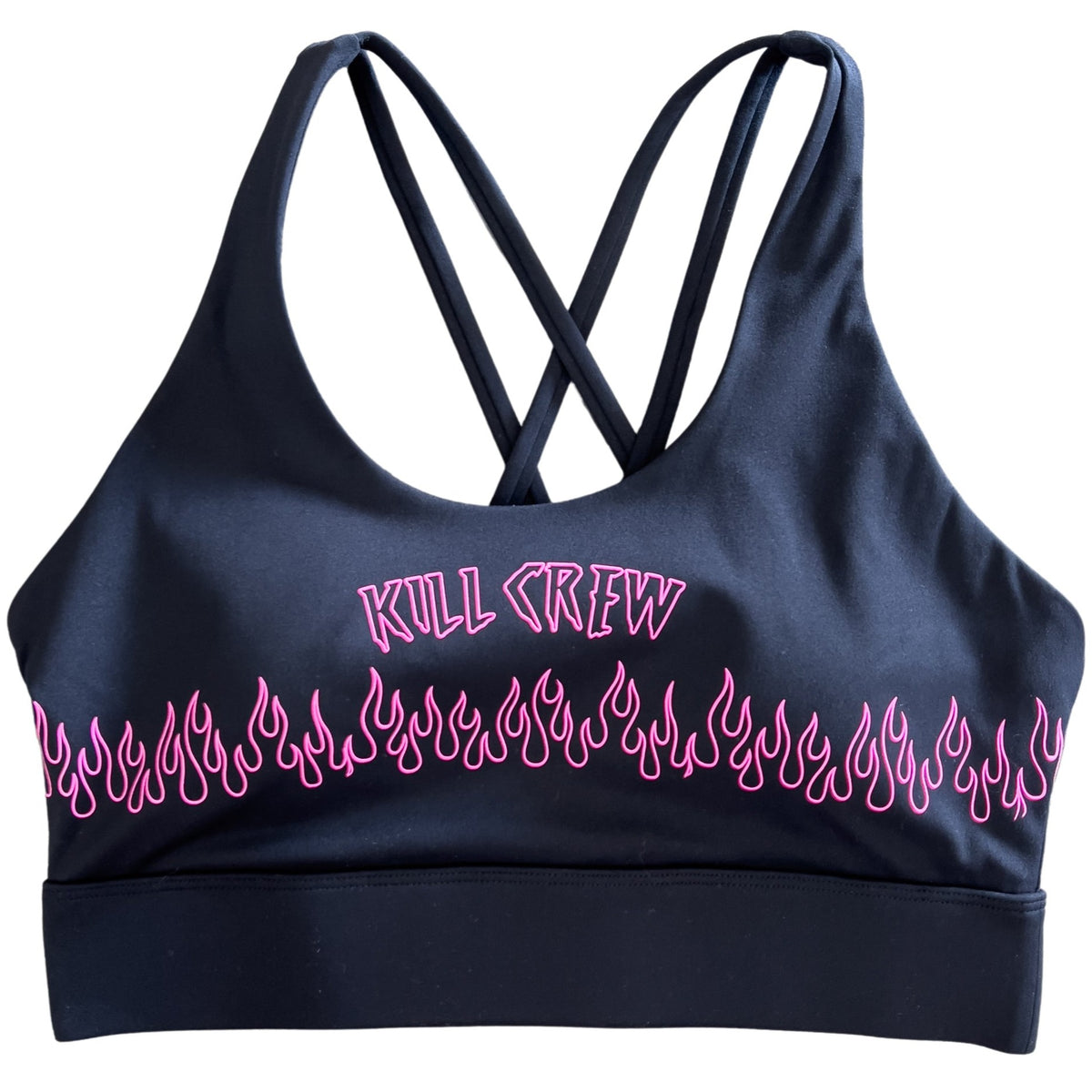 CLASSIC SPORTS BRA - BLACK / TEAL - Kill Crew