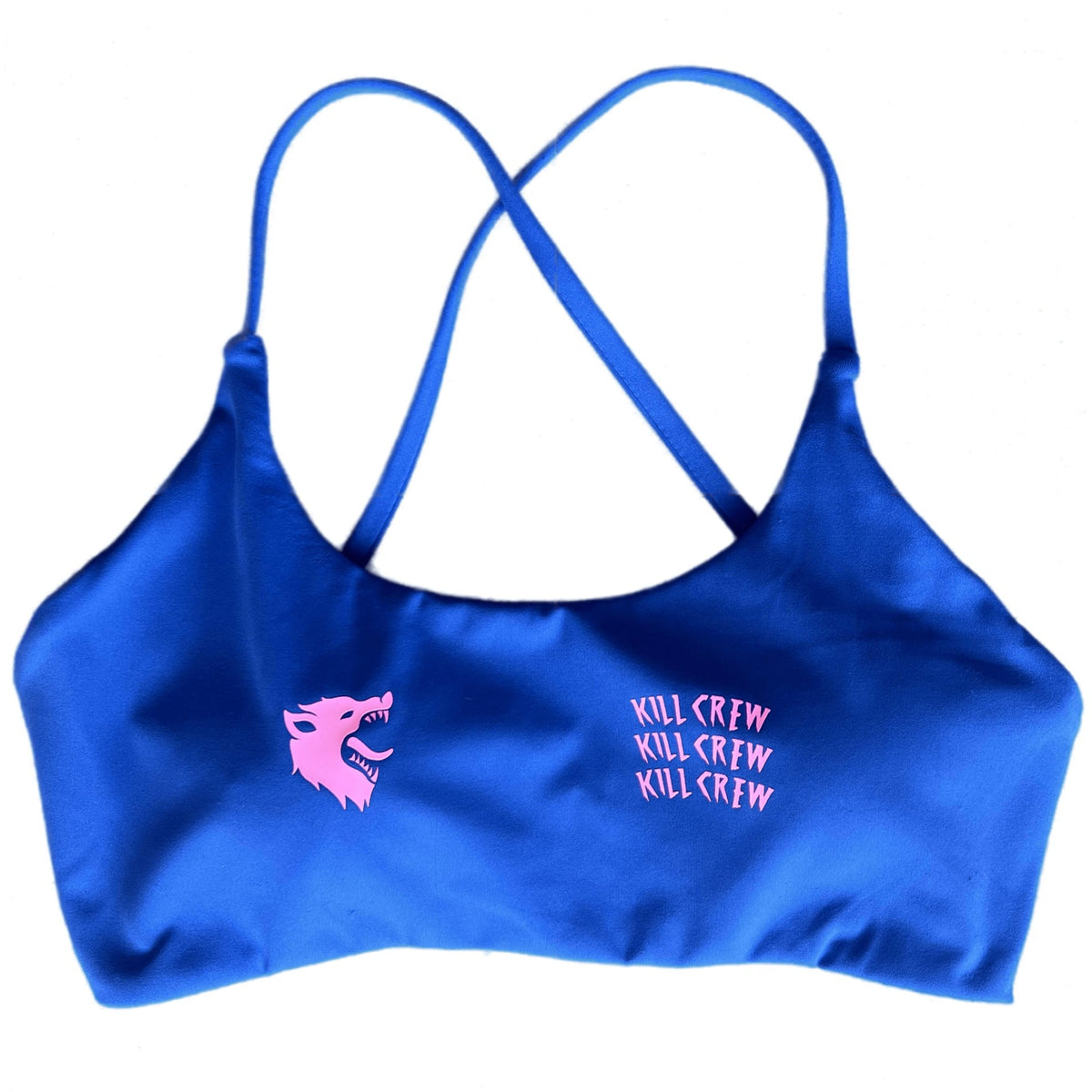 CLASSIC SPORTS BRA - BLUE / PINK - Kill Crew